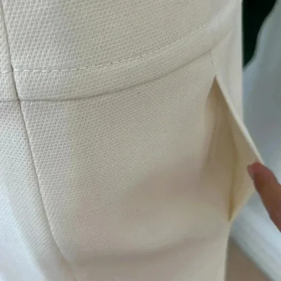 Escada SZ S M Cream Dress Suite - Picture 7 of 15